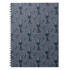Hexen-Halloween-Kessel-Magie Notizblock