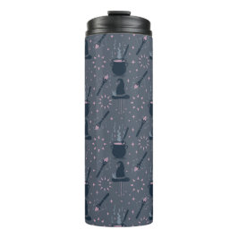Hexen-Halloween-Kessel-Magie Thermosbecher
