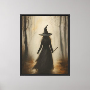 Hexen-Halloween Leinwanddruck