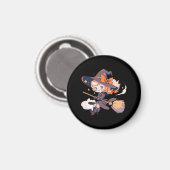 Hexen Halloween Magnet (Vorderseite/Rückseite)