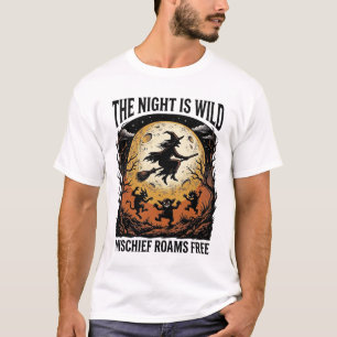 Hexen-Halloween-Mondlicht-Mischief-Grafik_1 T-Shirt