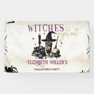 Hexen Halloween Night Party Banner