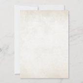 Hexen Halloween Night Party Einladung (Rückseite)