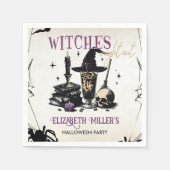 Hexen Halloween Night Party Serviette (Vorderseite)