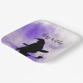 Hexen, Halloween-Weinglas Pappteller (Gewinkelt)