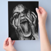 Hexen-Hexe Anpassbar Flyer (Hand)