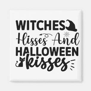 Hexen Hisses und Halloween Kisses Magnet