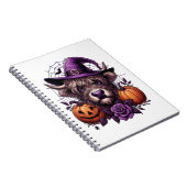 Hexen Hochland Halloween Kuh Notizblock (Rechte Seite)
