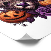 Hexen Hochland Halloween Kuh Poster (Ecke)