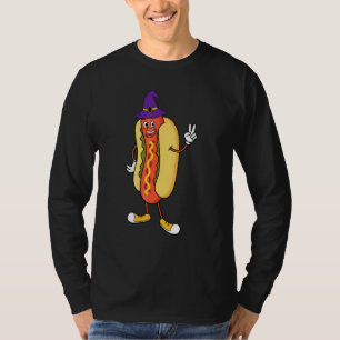 Hexen-Hotdog Faules Halloween-Kostüm Wurst Essen T-Shirt