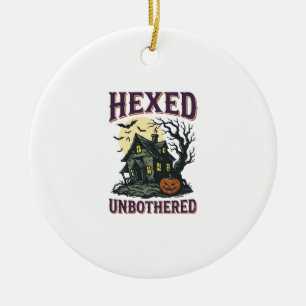 Hexen Humor Shirt Vintage Verzaubertes Cottage Hal Keramik Ornament