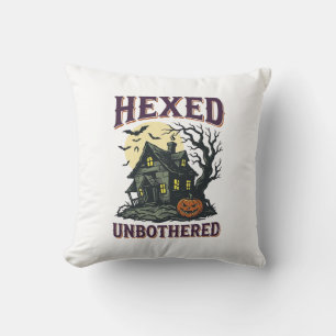 Hexen Humor Shirt Vintage Verzaubertes Cottage Hal Kissen