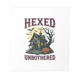Hexen Humor Shirt Vintage Verzaubertes Cottage Hal Notizblock