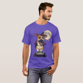 Hexen-Hund zu Halloween T-Shirt (Vorne ganz)