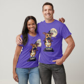 Hexen-Hund zu Halloween T-Shirt (Unisex)