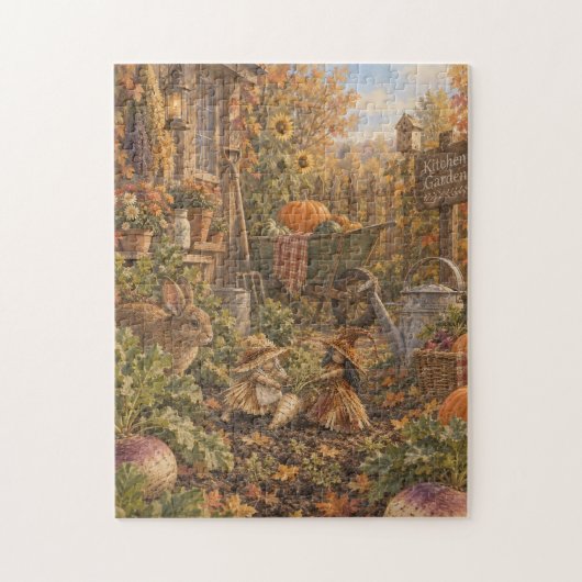 Hexen im Küchengarten Puzzle (Vertikal)