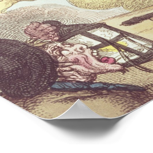 Hexen in einem Hayloft Poster (Ecke)