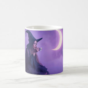Hexen-Kaffeetasse   Mondlicht-Halloween-Tasse Kaffeetasse