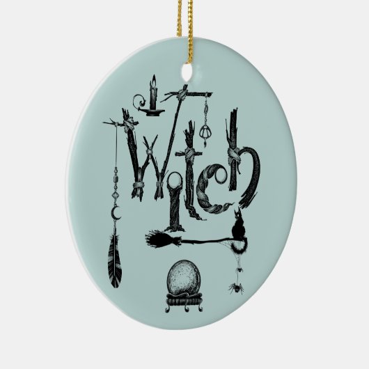 Hexen Keramik Ornament (Rechts)