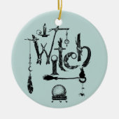 Hexen Keramik Ornament (Vorne)