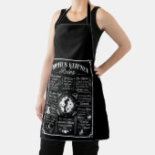 Hexen Küchenregeln Vintages Halloween Schürze (InSitu)