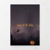 Hexen Lair Halloween-Party Dreifach Gefaltete Einladung (Cover)
