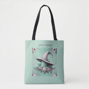 Hexen-Legende Cottage Pastell-Hexenhut Blumen-Gesc Tasche