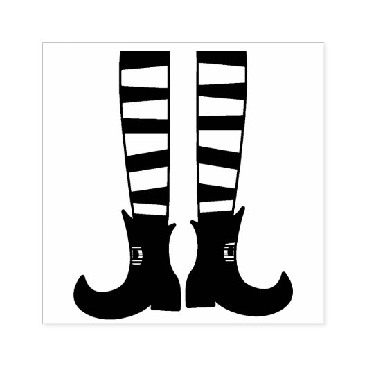 Hexen Legs Gummistempel (Prägung)