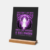 Hexen-Mädchen Halloween-Design Acrylschild (Winkel)