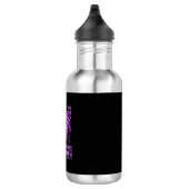 Hexen-Mädchen Halloween-Design Edelstahlflasche (Rechts)