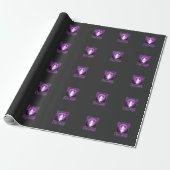 Hexen-Mädchen Halloween-Design Geschenkpapier (Ungerollt)