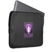 Hexen-Mädchen Halloween-Design Laptopschutzhülle (Vorne Rechts)