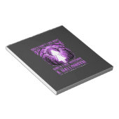 Hexen-Mädchen Halloween-Design Notizblock (angewinkelt)