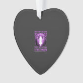 Hexen-Mädchen Halloween-Design Ornament (Vorderseite)