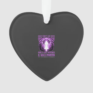 Hexen-Mädchen Halloween-Design Ornament