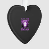 Hexen-Mädchen Halloween-Design Ornament (Vorderseite)