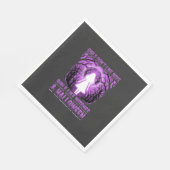 Hexen-Mädchen Halloween-Design Serviette (Ecke)