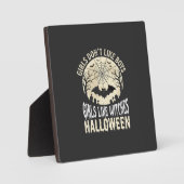 Hexen-Mädchen mögen Halloween-Fledermaus-Design_1 Fotoplatte (Vorderseite)