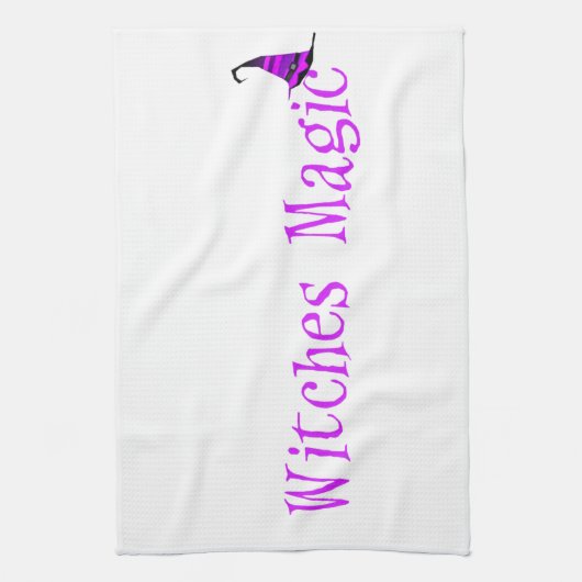 Hexen Magic Hat Geschirrtuch (Vertikal)