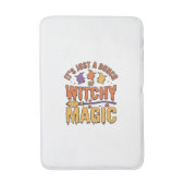 Hexen-Magie-Halloween-Typografie-Design_1 Badematte (Vorderseite Vertikal)