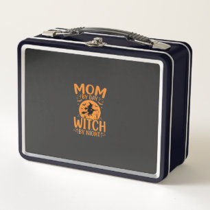 Hexen-Mama Halloween-Design Metall Brotdose