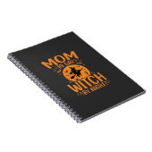Hexen-Mama Halloween-Design Notizblock (Rechte Seite)