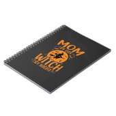 Hexen-Mama Halloween-Design Notizblock (Linke Seite)