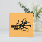 Hexen mit flatter Karte trinken (Stehend Vorderseite)