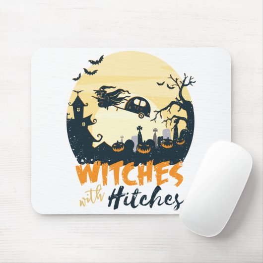 Hexen mit Hitches Mousepad (Mit Mouse)