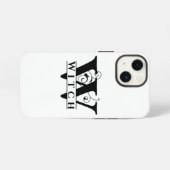 Hexen-Monogramm-Name-Design Case-Mate iPhone Hülle (Rückseite (Horizontal))