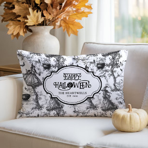 Hexen Muster Schwarz Weiß Toile Name Jahr Lendenkissen