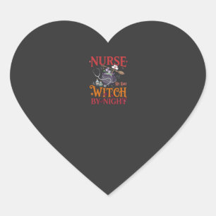 Hexen-Nacht-Halloween-Kessel-Stethoskop Tag der Kr Herz-Aufkleber