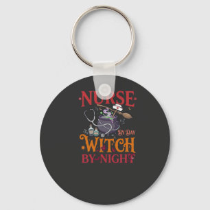 Hexen-Nacht-Halloween-Kessel-Stethoskop Tag der Kr Schlüsselanhänger