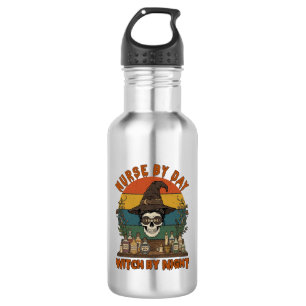 Hexen-Nacht-Halloween-Totenkopf-Potionen_1 Edelstahlflasche